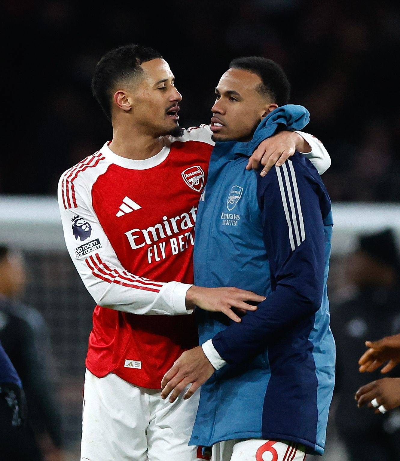 2026世界杯-阿森纳爭(zhēng)冠(guān)最(zuì)大依仗 加(jiā)布里埃尔+萨利巴 身价1.65亿 仅花5600万